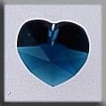 Mill Hill Crystal Treasures 13039 - Small Heart Alabaster Emerald
