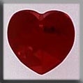 13046 Mill Hill Crystal Treasures - Medium Heart Alabaster Siam
