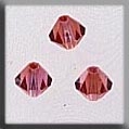 13062 Mill Hill Crystal Treasures - Rondele Champagne Rose (3)