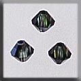 13072 Mill Hill Crystal Treasures - Rondele Black Diamond