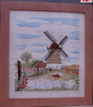 Stickpackung Oehlenschläger - Windmühle 36x40 cm