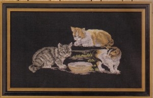 Oehlenschläger Stickpackung - Katzen