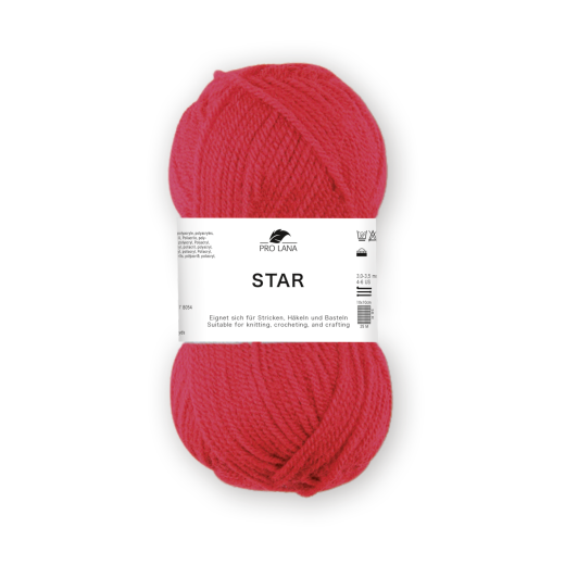 Pro Lana Star 50g - 30 signalrot