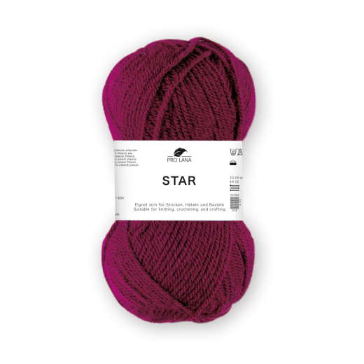 Pro Lana Star 50g - 32 bordeaux