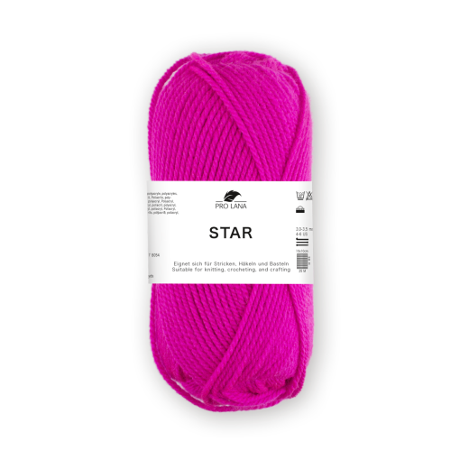 Pro Lana Star 50g - 80 neonpink