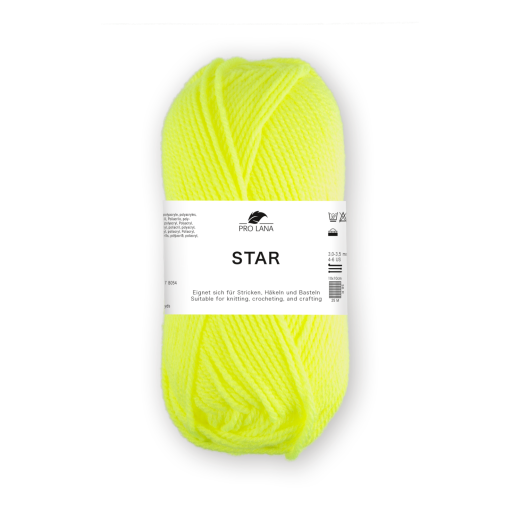 Pro Lana Star 50g - 82 neongelb