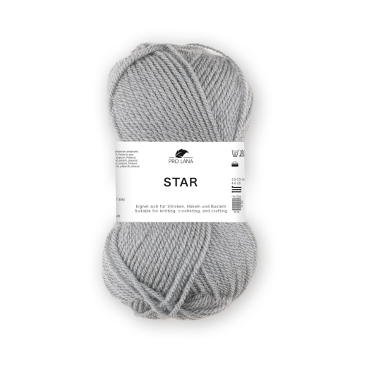 Pro Lana Star 50g - 95 platingrau
