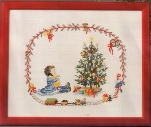 Oehlenschläger Stickpackung - Unter dem Weihnachtsbaum