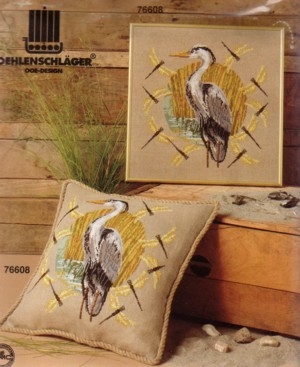 Oehlenschläger Stickpackung - Fischreiher