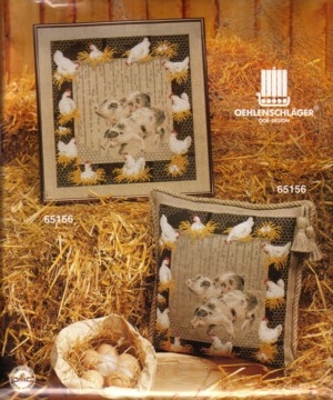 Oehlenschläger Stickpackung - Schweine
