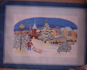 Oehlenschläger Stickpackung - Winterlandschaft