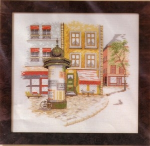 Stickpackung Oehlenschläger - An der Straße 30x32 cm