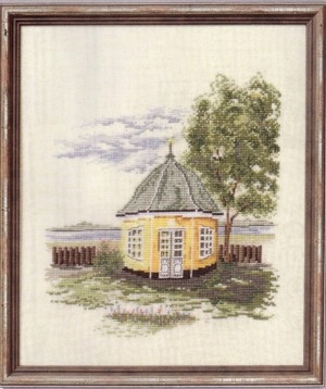 Oehlenschläger Stickpackung - Gartenpavillon