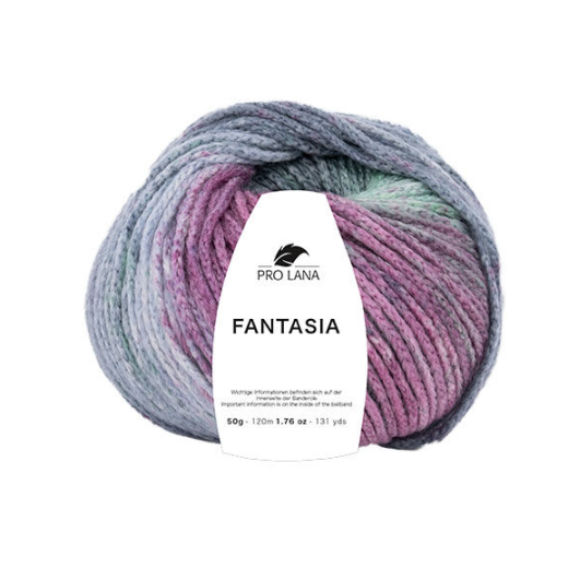 Fantasia Pro Lana - grau-bordeaux-grün (185)