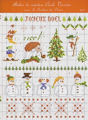 Stickvorlage Bonheur des Dames - Fascicule Joyeux Noël (Ausverkauf)