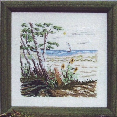 Stickpackung Oehlenschläger - Blick aufs Meer 30x30 cm