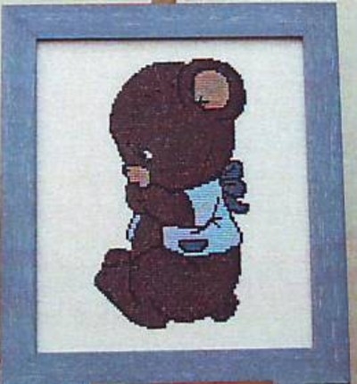 Stickpackung Oehlenschläger - Teddybär 22x25 cm