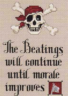 Stickvorlage Sue Hillis Designs - Pirates Creed (Ausverkauf)