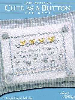 Stickvorlage JBW Designs - Cute As A Button Boys (Ausverkauf)