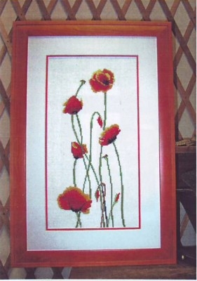 Mohnblumen - Oehlenschläger (Stickpackung)
