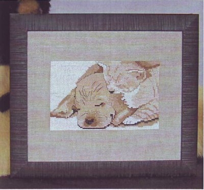 Oehlenschläger Stickpackung - Hund & Katze