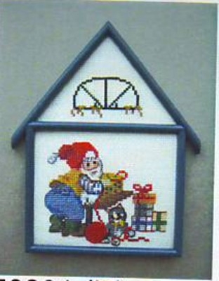 Oehlenschläger Stickpackung - Haus Wichtel mit Geschenken