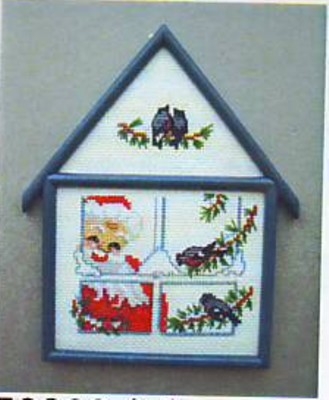 Oehlenschläger Stickpackung - Haus Weihnachtsmann