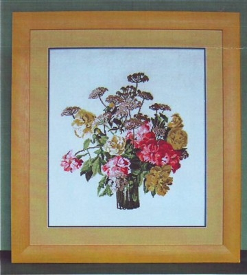 Oehlenschläger Stickpackung - Blumenstrauß