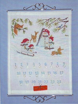 Stickpackung Oehlenschläger - Adventskalender 63x50 cm