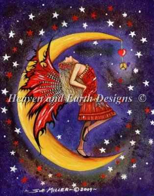 Stickvorlage Heaven and Earth - Moon Dance (Ausverkauf)