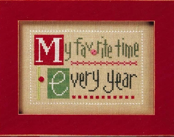 Stickvorlage Lizzie Kate - Christmas By The Letter MERR (Ausverkauf)
