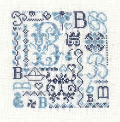 Buchstabe B - Gisela Süskind (Stickvorlage)