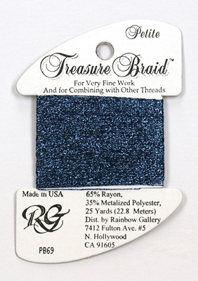Rainbow Gallery Petit Treasure Braid - Sapphire