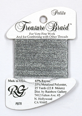 PB70 Silver Grey - Petit Treasure Braid Rainbow Gallery