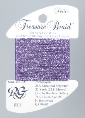 Petit Treasure Braid Rainbow Gallery - Orchid