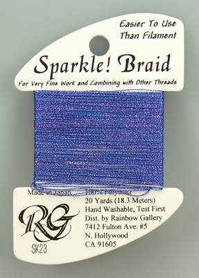 Rainbow Gallery Sparkle! Braid Iris