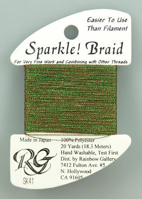 Rainbow Gallery Sparkle! Braid Christmas