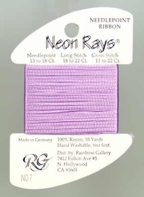 Neon Rays - Lavender - Rainbow Gallery