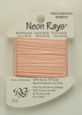 Neon Rays - Pale Peach - Rainbow Gallery