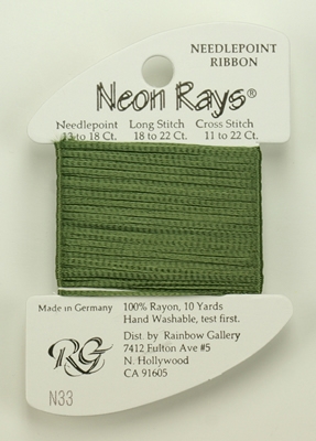 Neon Rays - Loden Green - Rainbow Gallery