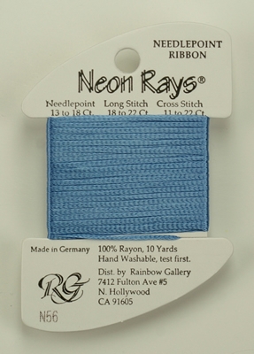 Neon Rays - Lite Blue - Rainbow Gallery