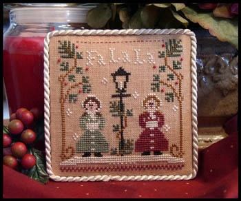 Stickvorlage Little House Needleworks - 2010 Ornament - Fa La La