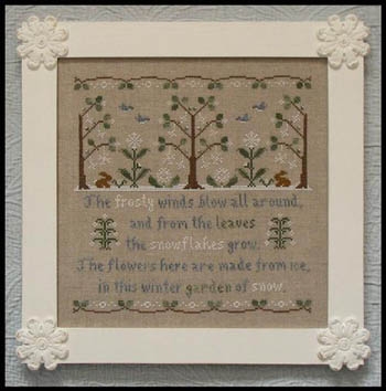 Stickvorlage Country Cottage Needleworks - Garden Of Snow