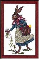 Hasenfrau - Kreuzstich-Insider (Stickvorlage)
