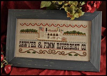 Mississippi Riverboat - Little House Needleworks (Stickvorlage)