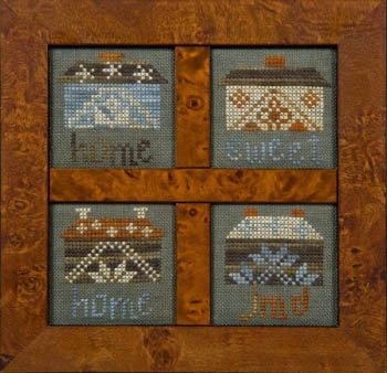 Stickvorlage Jeannette Douglas Designs - Quaker Home Sweet Home