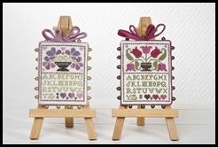 Stickvorlage Tralala - Duo Bouquets Anciens