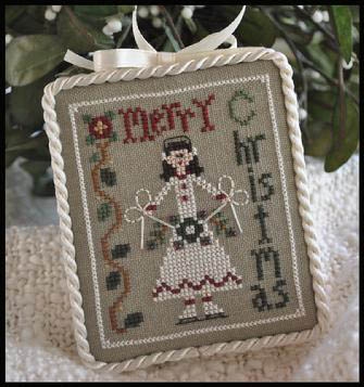 2010 Ornament Merry Skater - Little House Needleworks (Stickvorlage)