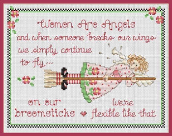 Stickvorlage Sue Hillis Designs - Women Are Angels