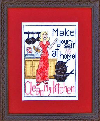 Stickvorlage Bobbie G. Designs - Clean My Kitchen